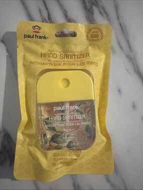 Paul Frank Yellow Golden Citrus Pocket Hand Sanitizer